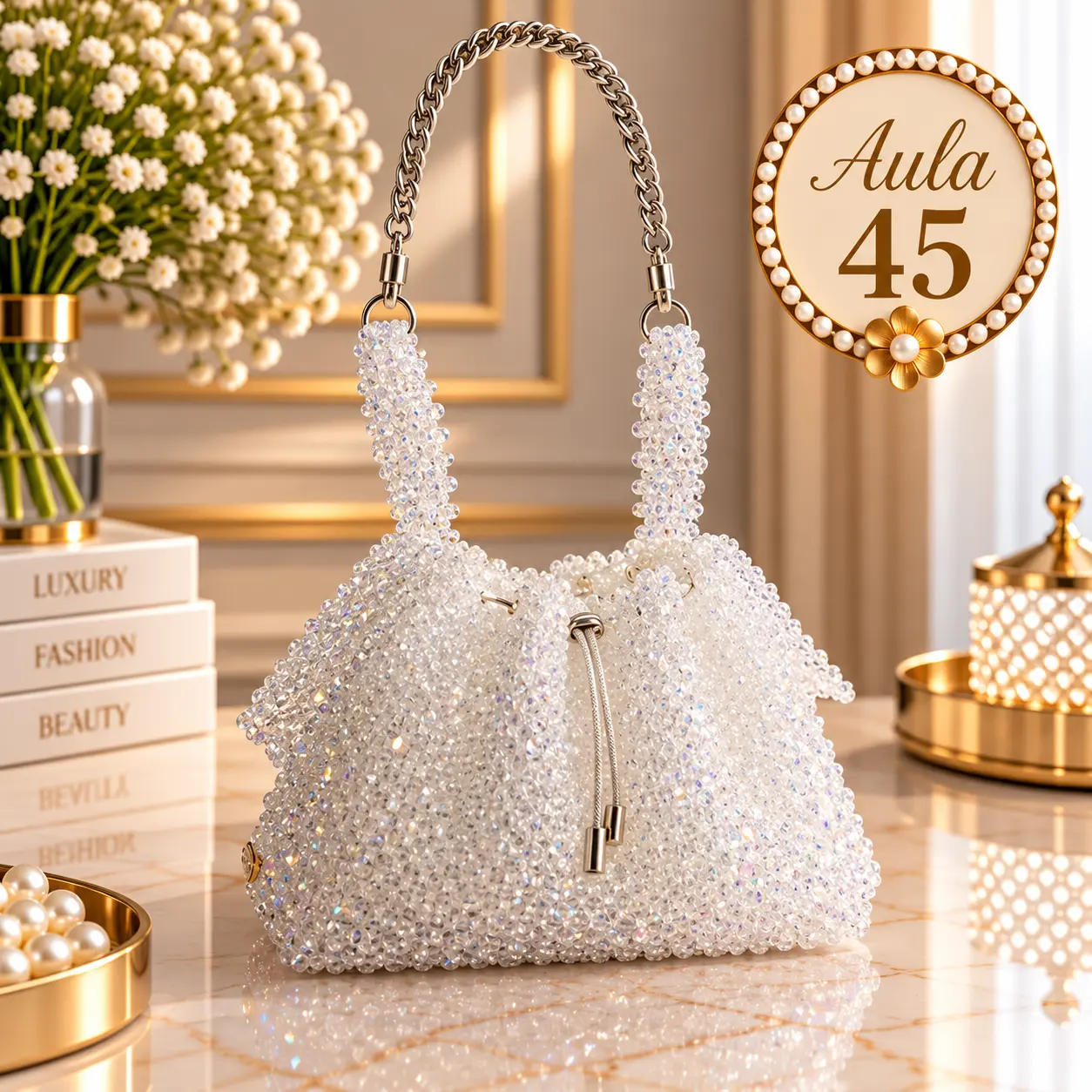 Aula 45 — bolsa de miçangas
