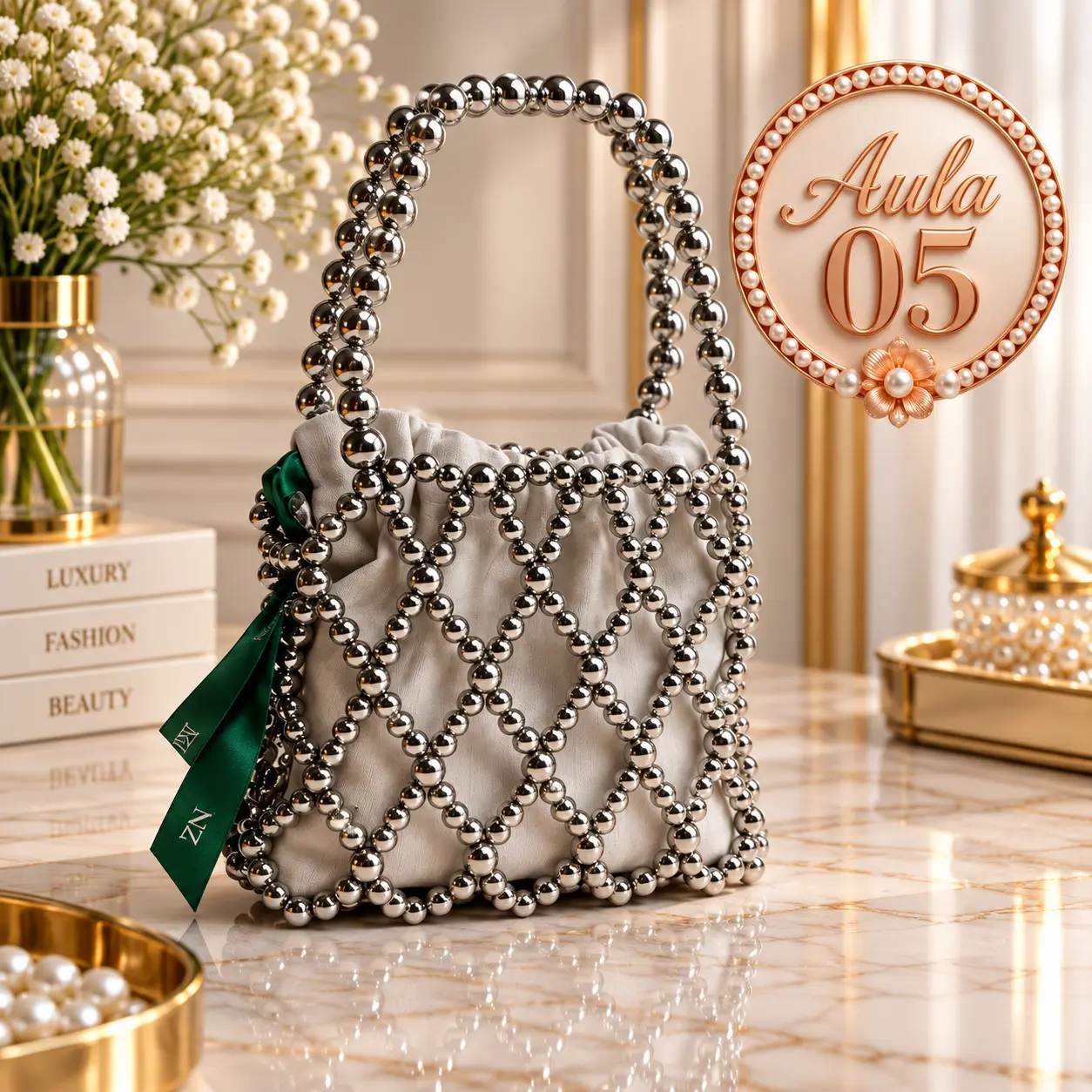 Aula 5 — bolsa de miçangas