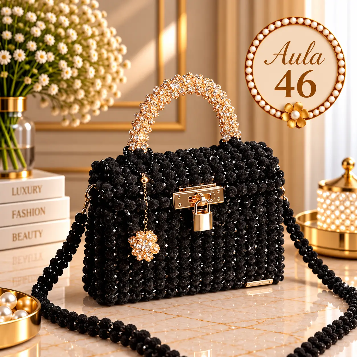 Aula 46 — bolsa de miçangas