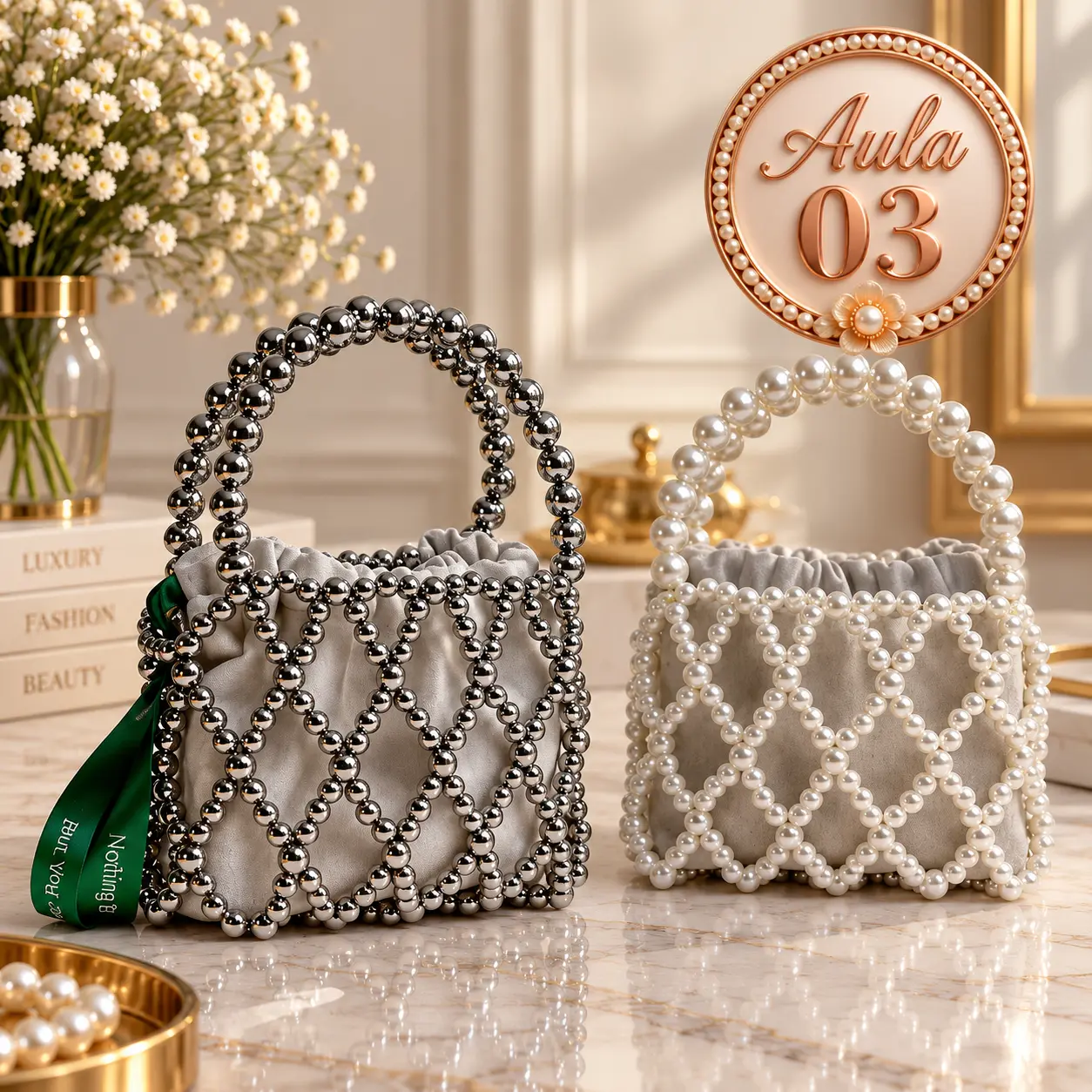 Aula 3 — bolsa de miçangas