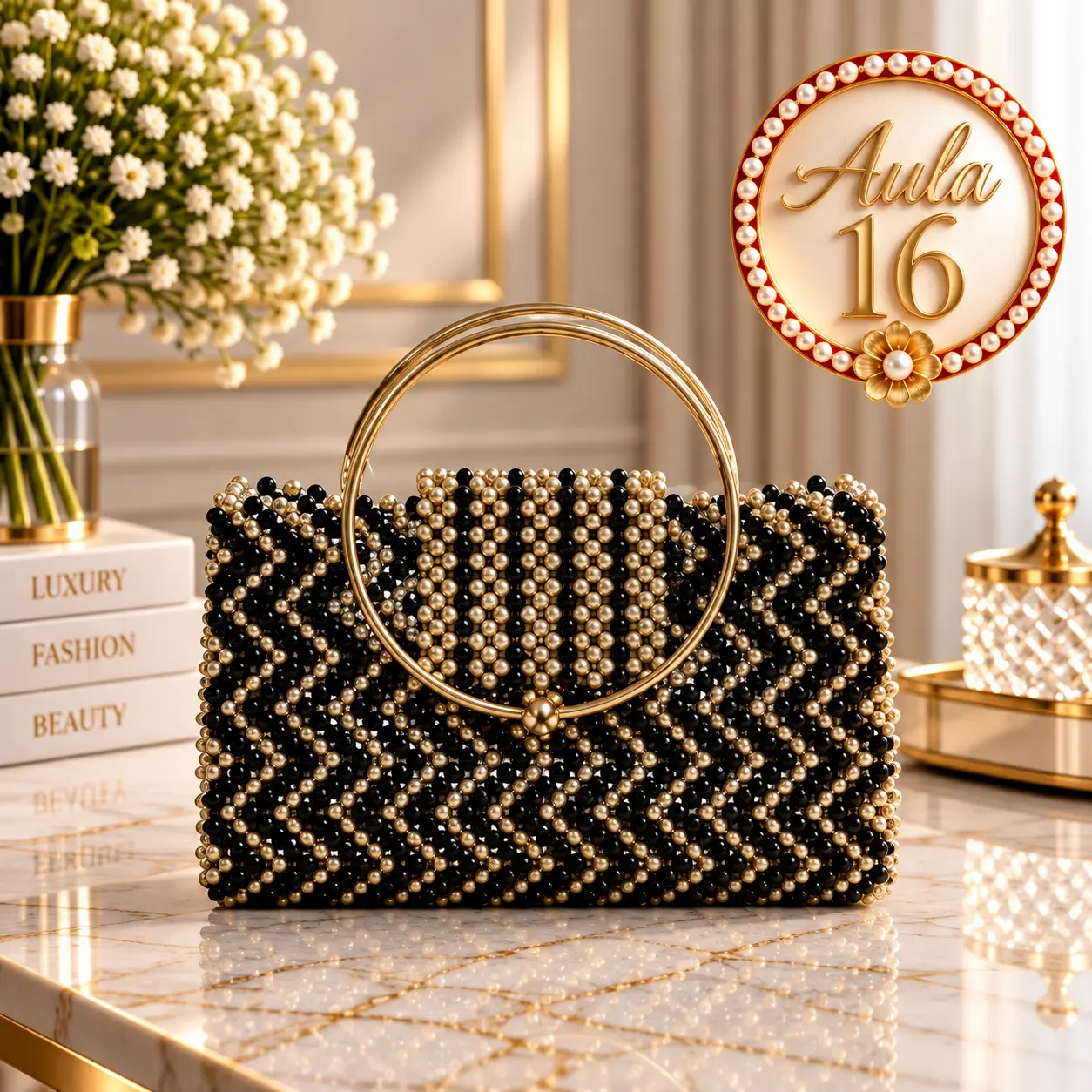 Aula 16 — bolsa de miçangas