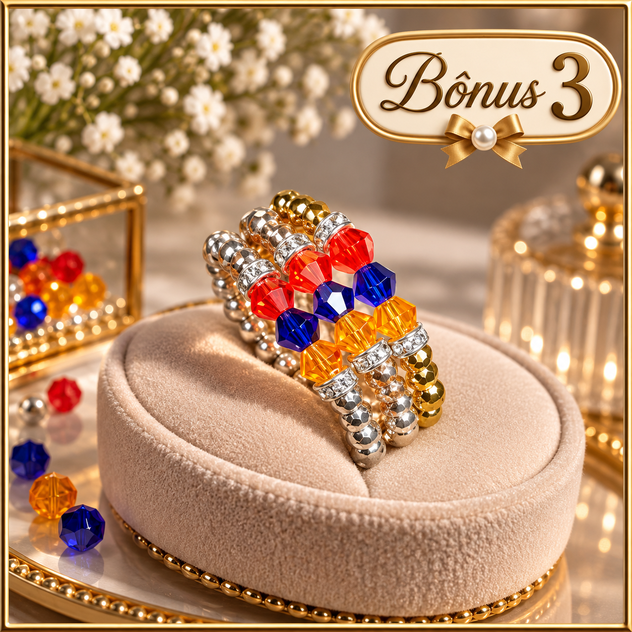 Bônus 3 – Acessório/anel de miçangas