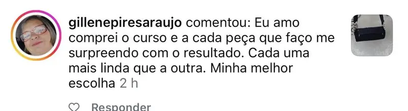 Comentário de aluna